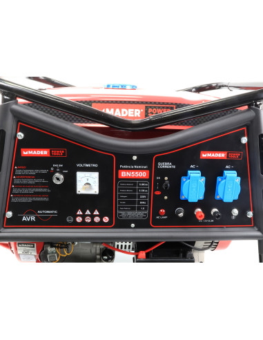 Generador Monofásico 5.5kVA - 63611 - Mader