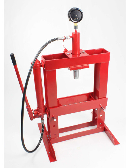 Prensa Hidráulica 10T con Manómetro - 63566 - Mader