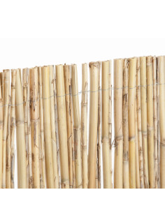 Cañizo Bambú Pelado Caña Entera - 1,50x5 Metros
