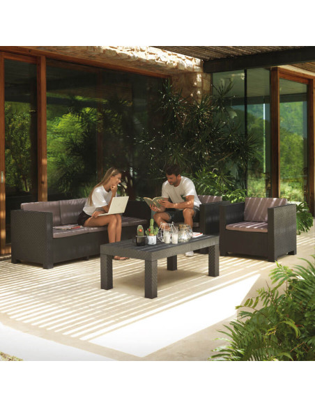 Muebles Jardín Diva Tropea Grafito