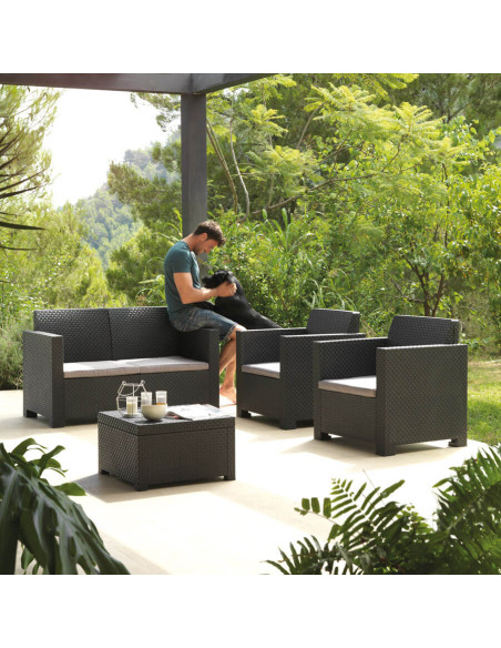 Muebles Jardín Evo Confort Grafito