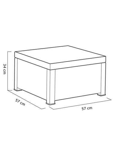 Muebles Jardín Evo Confort Grafito
