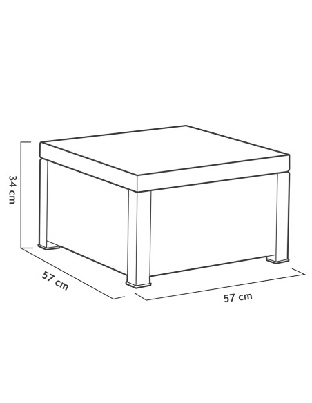 Muebles Jardín Evo Confort Grafito