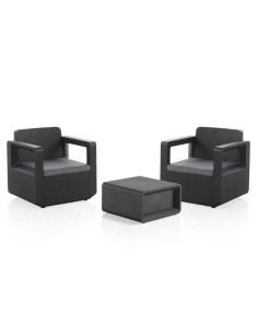 Muebles Jardín Venus Tete a Tete Grafito