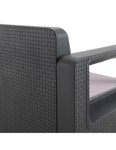 Muebles Jardín Venus Tete a Tete Grafito