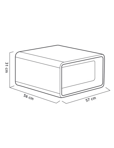 Muebles Jardín Venus Tete a Tete Grafito