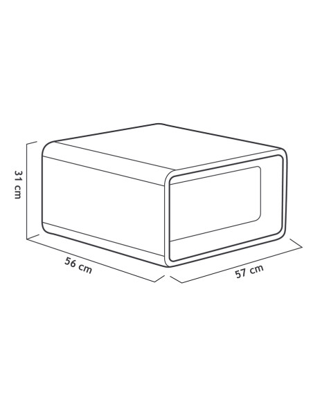 Muebles Jardín Venus Tete a Tete Grafito