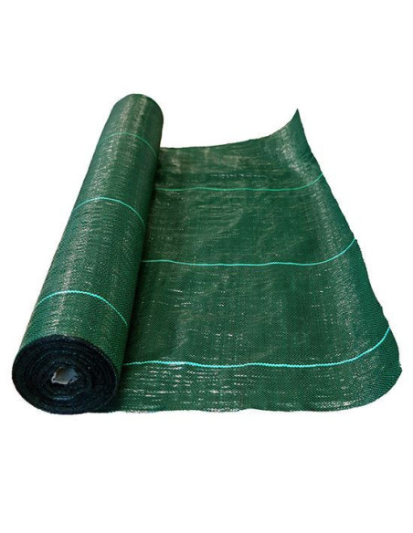 Malla Antihierbas Verde Rayada - 100 g - 5,25x100 m