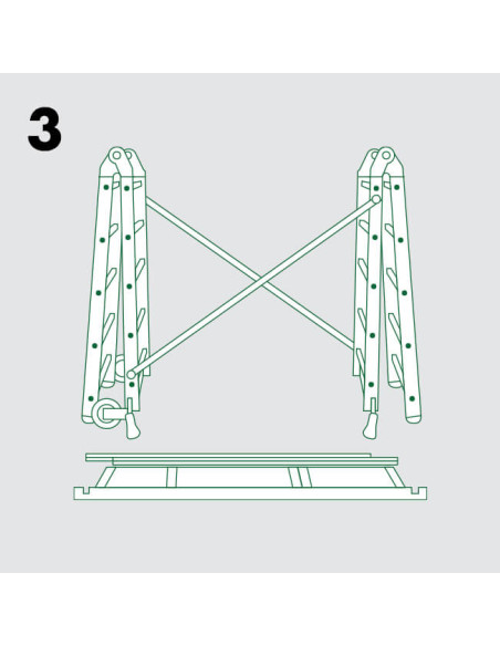 Andamio Multiusos Plegable - 4 Metros