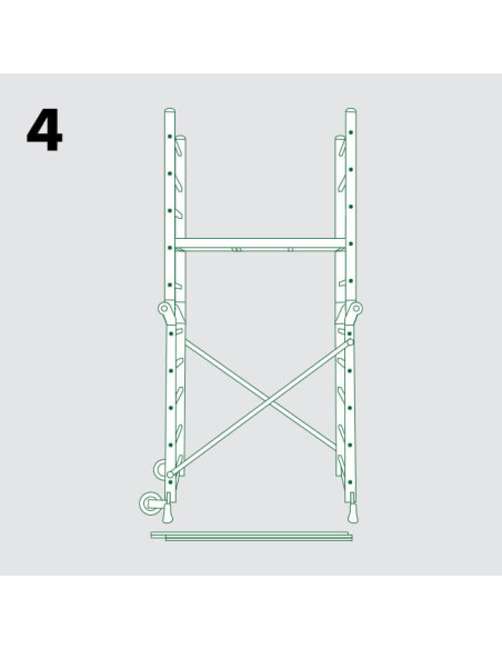 Andamio Multiusos Plegable - 4 Metros