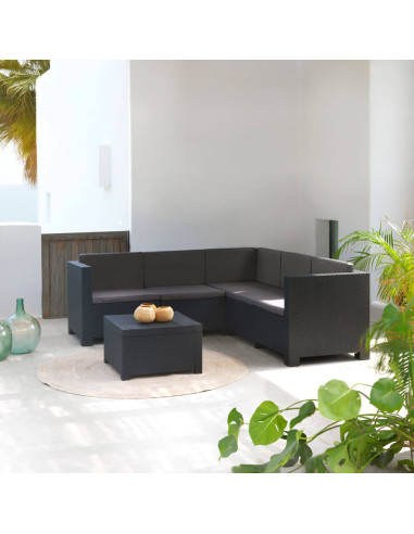 Muebles Jardín Oasis Grafito