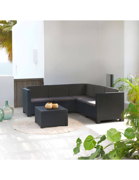 Muebles Jardín Oasis Grafito