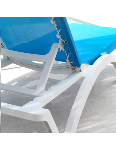 Tumbona Mykonos Azul Claro