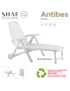 Tumbona Antibes Blanca
