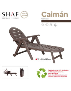 Tumbona Caimán Wengué