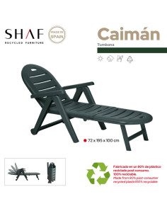 Tumbona Caimán Verde
