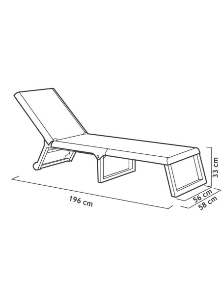 Tumbona Dream Antracita