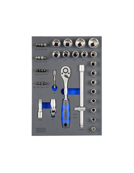 Composición 200 Herramientas Carros - 6 Cajones Alyco 192713