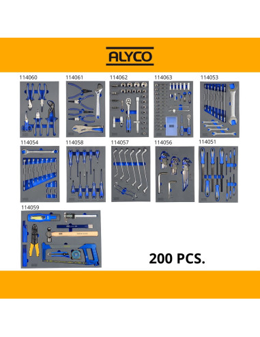 Composición 200 Herramientas Carros - 6 Cajones...