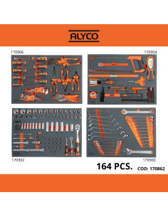 Carro Herramientas 6 Cajones 164 Herramientas Alyco 170862 2