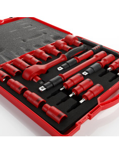 Juego Llaves de Vaso Aisladas de 1/2" - 20 Piezas Alyco 190300 2