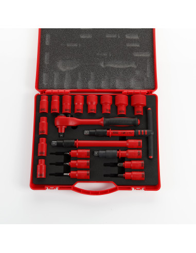 Juego Llaves de Vaso Aisladas de 1/2" - 20 Piezas Alyco 190300