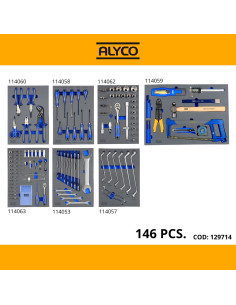 Carro Herramientas 142 Piezas Alyco 129714 2