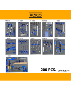 Carro Herramientas 200 Piezas Alyco 129716 2