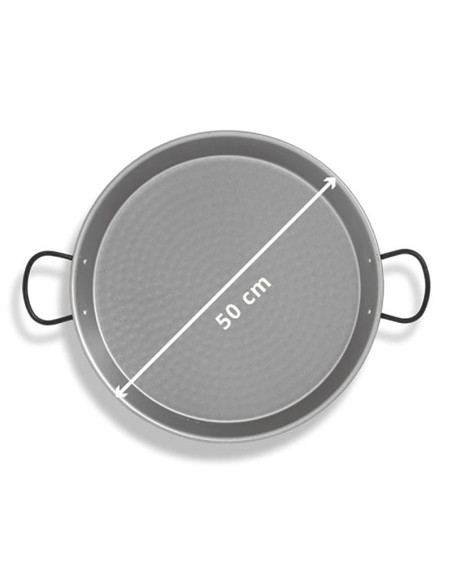 Paella de Acero Inoxidable 50 cm - 9-14 Personas