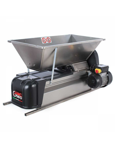 Despalilladora Inox Motor Eléctrico - 0,75 kW - 1500 kg/h - 90x50 cm - Grifo