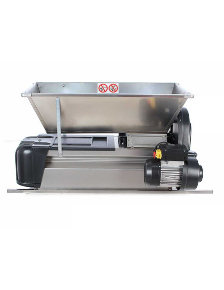 Despalilladora Inox Motor Eléctrico - 0,75 kW - 1500 kg/h - 90x50 cm - Grifo