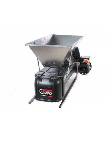 Despalilladora Inox Motor Eléctrico - 0,75 kW - 1500 kg/h - 90x50 cm - Grifo