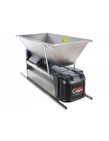 Despalilladora Inox Motor Eléctrico - 0,75 kW - 1500 kg/h - 90x50 cm - Grifo