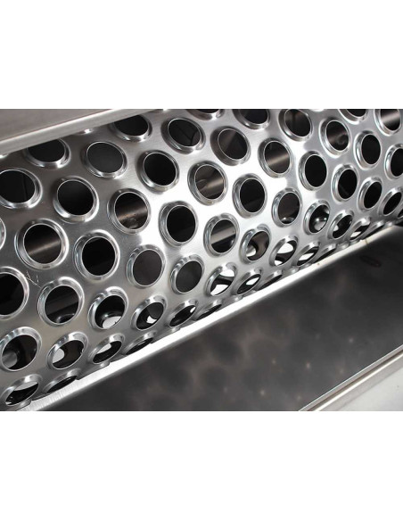 Despalilladora Inox Motor Eléctrico - 0,75 kW - 1500 kg/h - 90x50 cm - Grifo