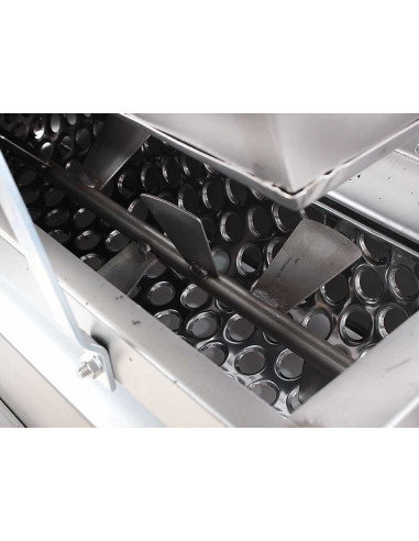 Despalilladora Inox Motor Eléctrico - 0,75 kW - 1500 kg/h - 90x50 cm - Grifo