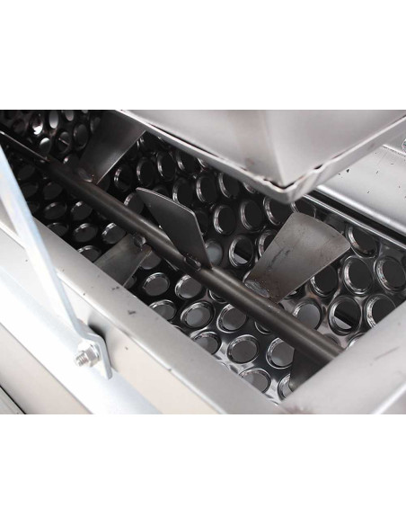 Despalilladora Inox Motor Eléctrico - 0,75 kW - 1500 kg/h - 90x50 cm - Grifo