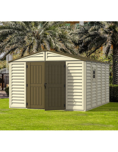 Caseta PVC Woodbridge Plus 405x324x233 cm - Duramax