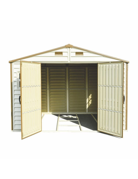 Caseta PVC Woodside 239x324x233 cm - Duramax