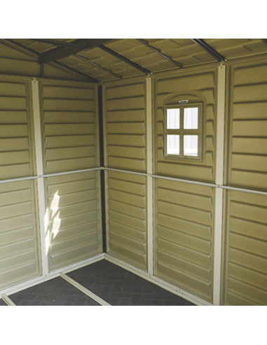 Caseta PVC Woodside 239x324x233 cm - Duramax