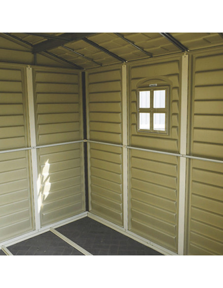 Caseta PVC Woodside 239x324x233 cm - Duramax