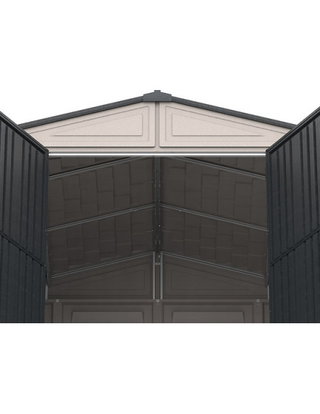 Caseta PVC Woodbridge Plus II 247x324x233 cm - Duramax