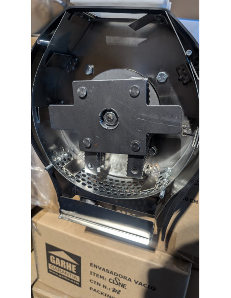 Molino Triturador Aceituna y Cereales Cromado 1100W - 00855 - GARHE