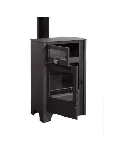 Estufa De Leña Con Horno Eco Design Modelo Firenze