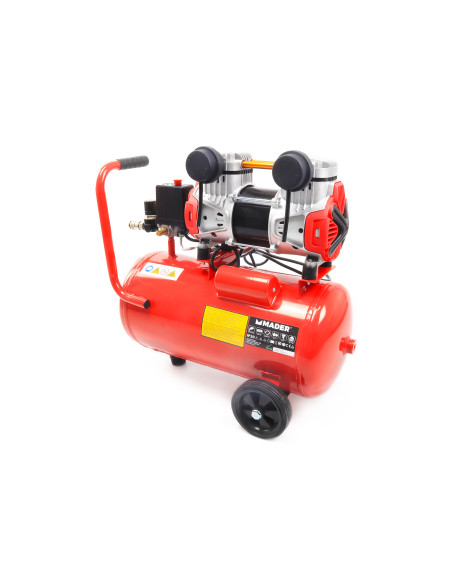 Compresor de Aire Silencioso 24L - 2 Hp - 09347 - Mader