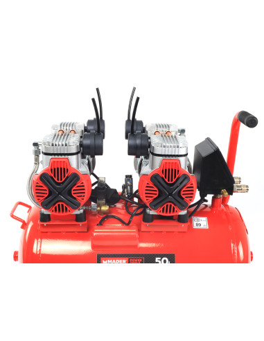 Compresor de Aire Silencioso con LCD 50L - 4 Hp - 09349 - Mader
