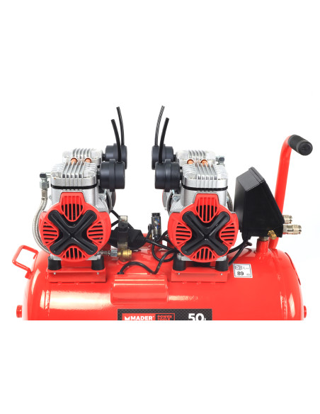 Compresor de Aire Silencioso con LCD 50L - 4 Hp - 09349 - Mader