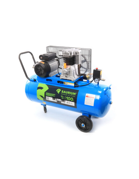 Compresor 100 Litros - 3 Hp - 10 Bar - 230V - 37188 - Saurium
