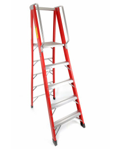 Escalera Fibra Tijera 2x5 - 1,42 Metros - 10401 - Mader 2