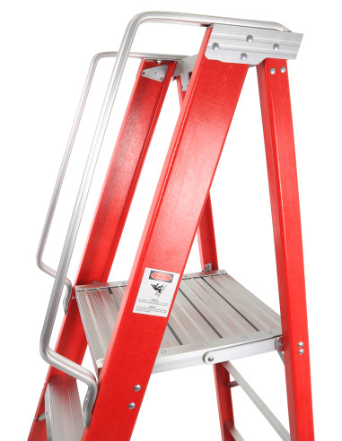 Escalera Fibra Tijera 2x5 - 1,42 Metros - 10401 - Mader