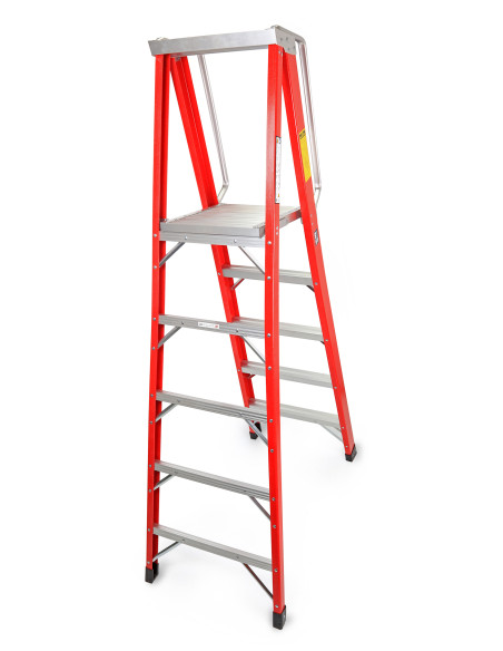 Escalera Fibra Tijera 2x5 - 1,42 Metros - 10401 - Mader